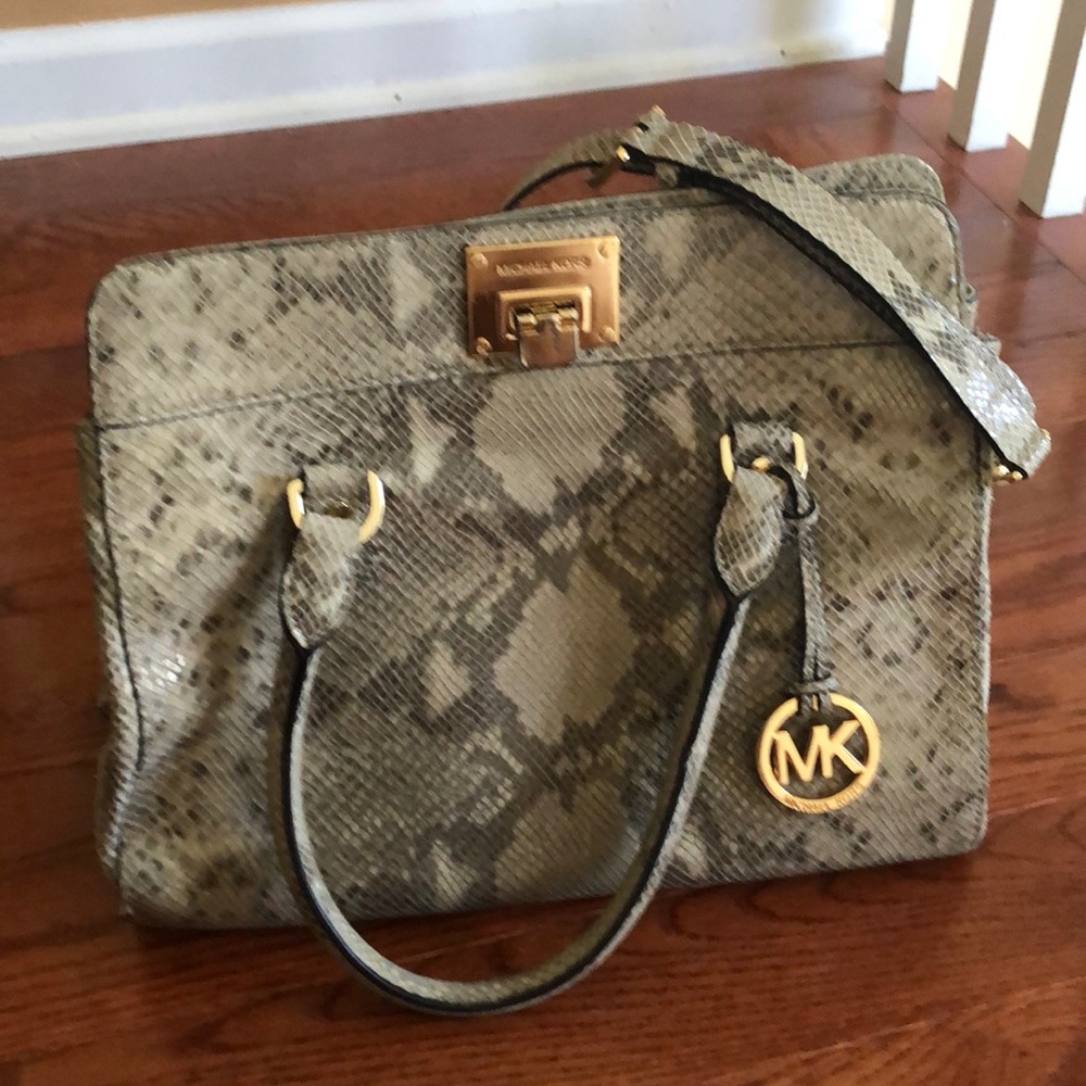 Snake skin Michael Kors bag